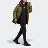 adidas Terrex Mid Down Hooded Jacket Мужская верхняя одежда Военно-зеленый HM9716