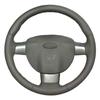 Оригинальный чехол на руль автомобиля своими руками для Ford Focus 2 2005-2011, кожаный чехол с оплеткой для руля автомобиля