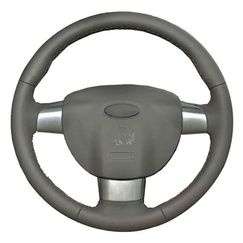 Оригинальный чехол на руль автомобиля своими руками для Ford Focus 2 2005-2011, кожаный чехол с оплеткой для руля автомобиля