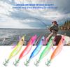 5PCs Artificial Simulation Luminous Fish Squid Jigs Hard Fishing Lures Shrimp Baits Hook