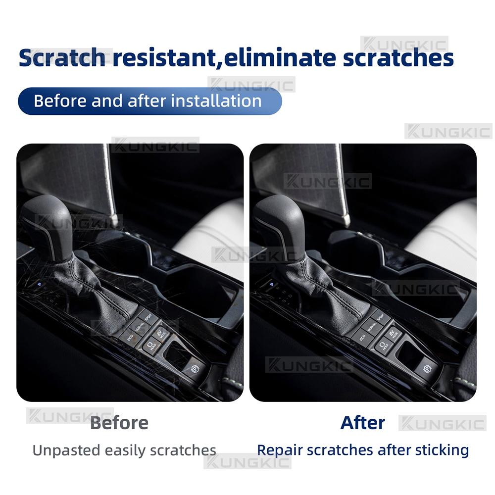 Invisible TPU Interior Protective Film Set 8/12.3 inch Screen For Toyota Camry 2025-UP Anti-scratch Sticker With Install Tool
