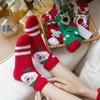 Santa Claus Christmas Socks Cartoon Floor Sleep Socks Comfortable Women Hosiery  Ladies