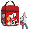Jollibee Заглядывающий Куриный Joy Флиппинская Изолированная Сумка-Ланчбокс для Женщин Детей Герметичные Контейнеры для Еды Термосумка-Ланчбокс Сумка-Тоут