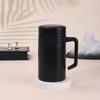Stainless Steel Vacuum Insulated Travel Mug With Handle Tea Infuser Office Coffee Or