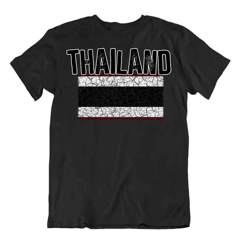 Flag T Shirt Thailand Fashion Country Souvenir Gift Tee Pride logo