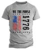American Flag We The People Constitution USA 1776 Patriotic Shirts For Men
