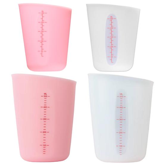 Useful Multi-purpose Multifunctional Reusable Comfortable Grip Double Scale Measuring Holder Cup Kitchen Tools Measuring Cup