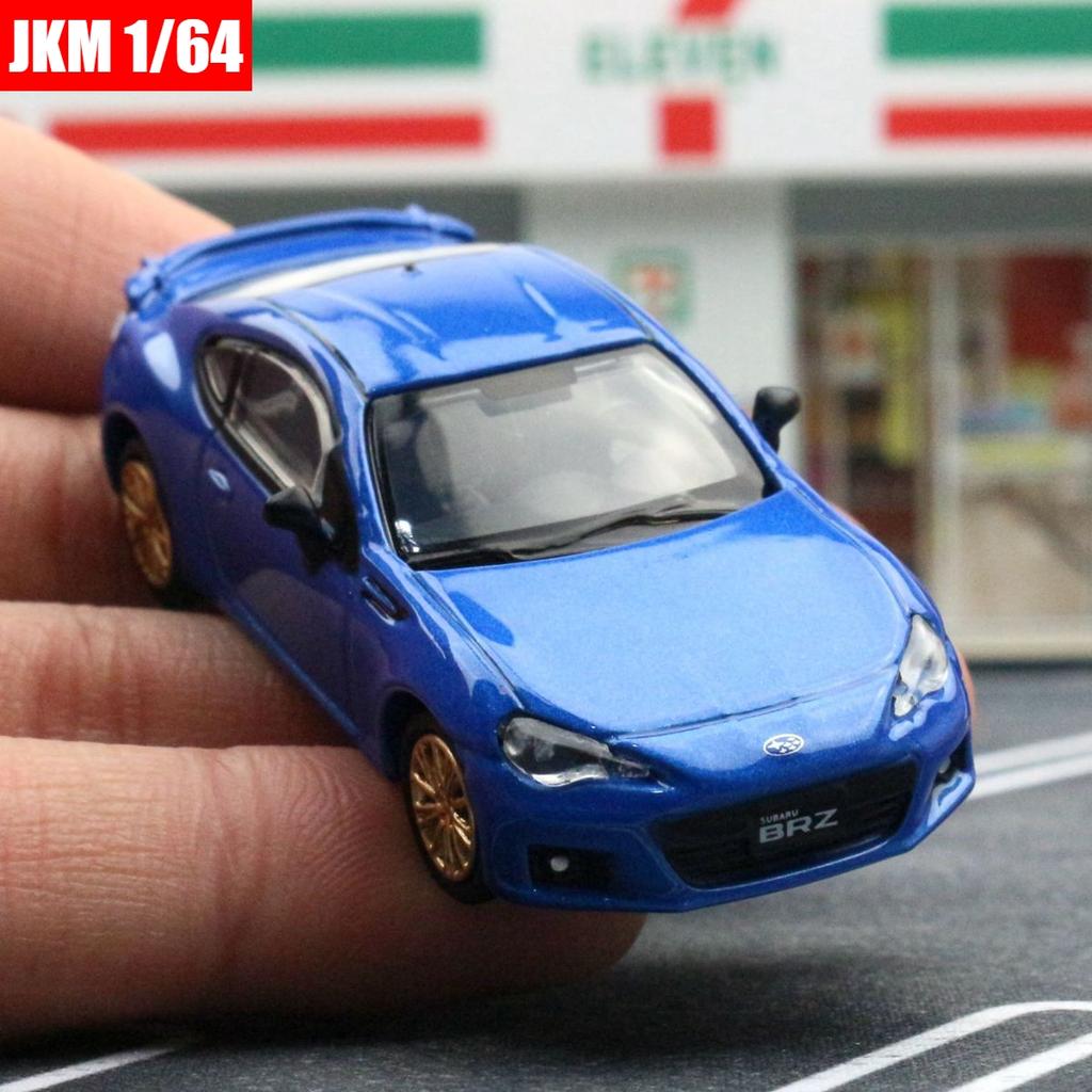 1/64 Миниатюрная модель Subaru BRZ Литой металл Сплав цинка Игрушечная машинка 1:64 JKM JDM Супер Гоночный Автомобиль Коллекция Свободные Колеса Подарок