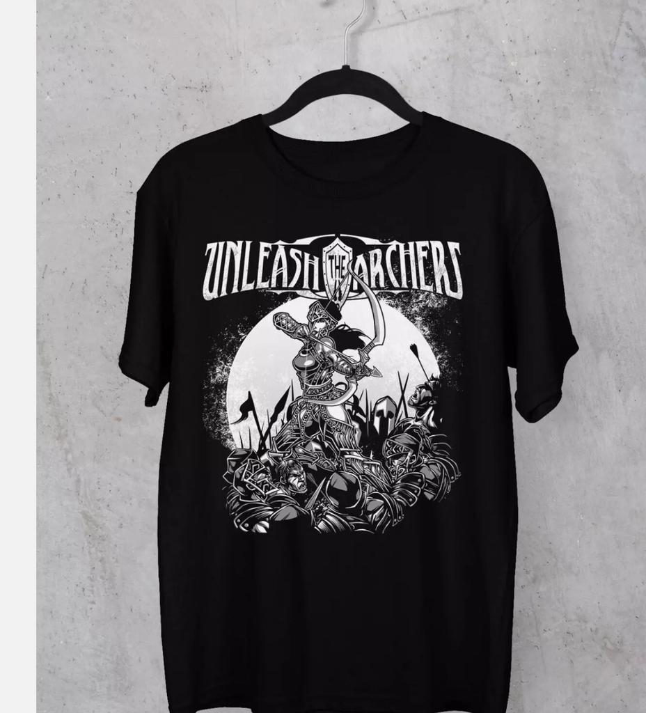 hot new Unleash the Archers band T-shirt Black Unisex Tee All Sizes