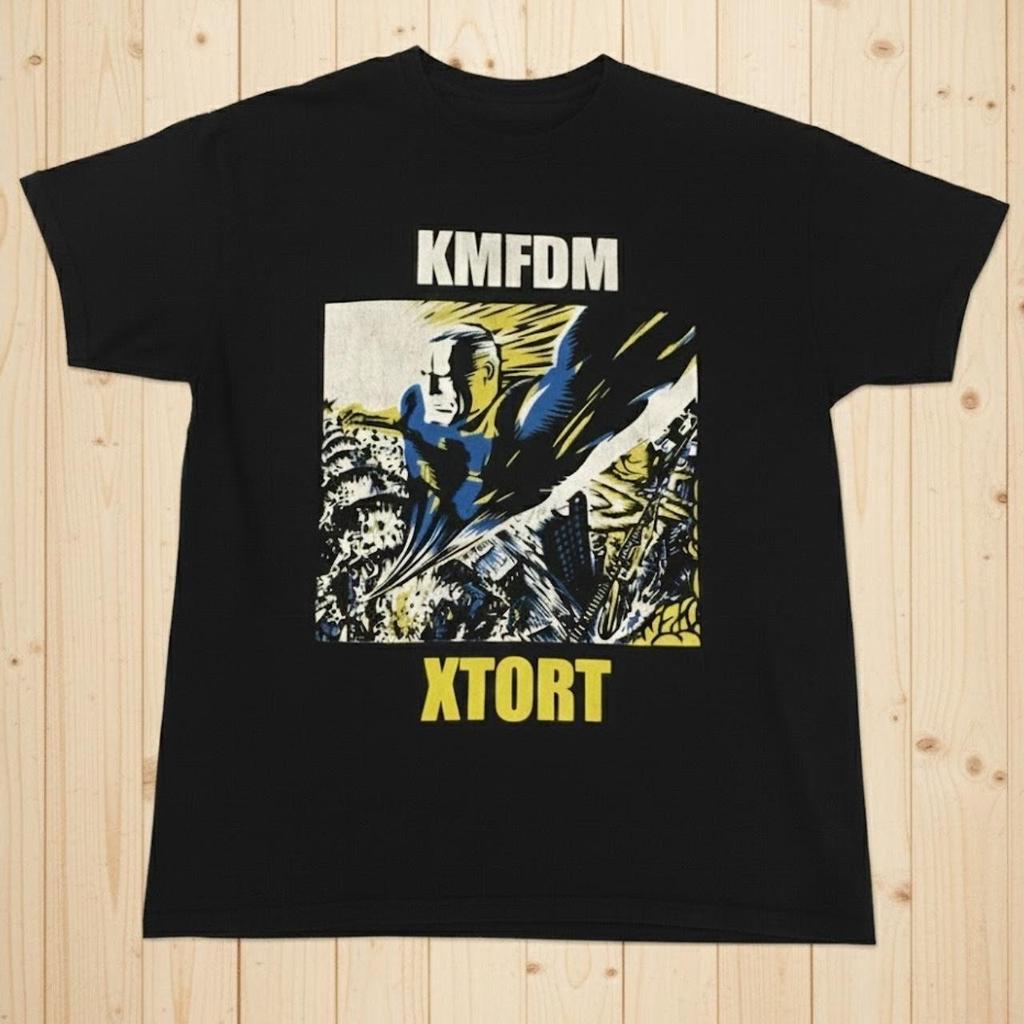 KMFDM Xtort black t-shirt reprint gift fan tee shirt AN70212 Unisex T-Shirt