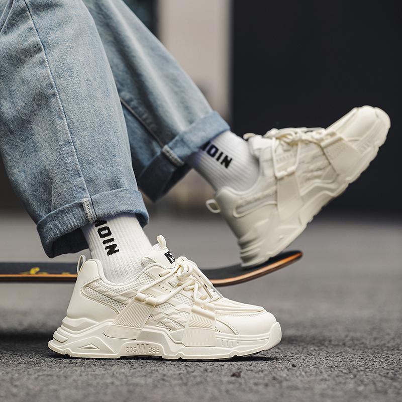 Нескользящие износостойкие модные ретро уличные кроссовки на толстой подошве для взрослых, повседневная спортивная мужская обувь, обувь для папы