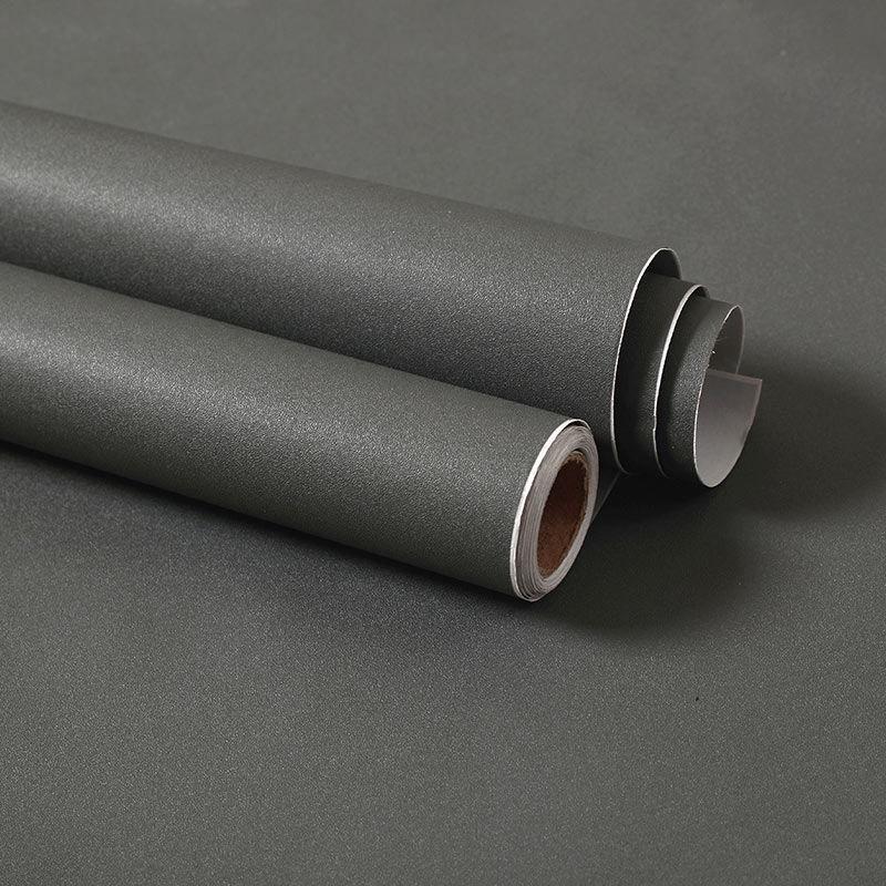 Водонепроницаемые матовые обои Белые Серые Черные Виниловые самоклеящиеся наклейки для стен Мебель Гостиная Контактная бумага Домашний декор