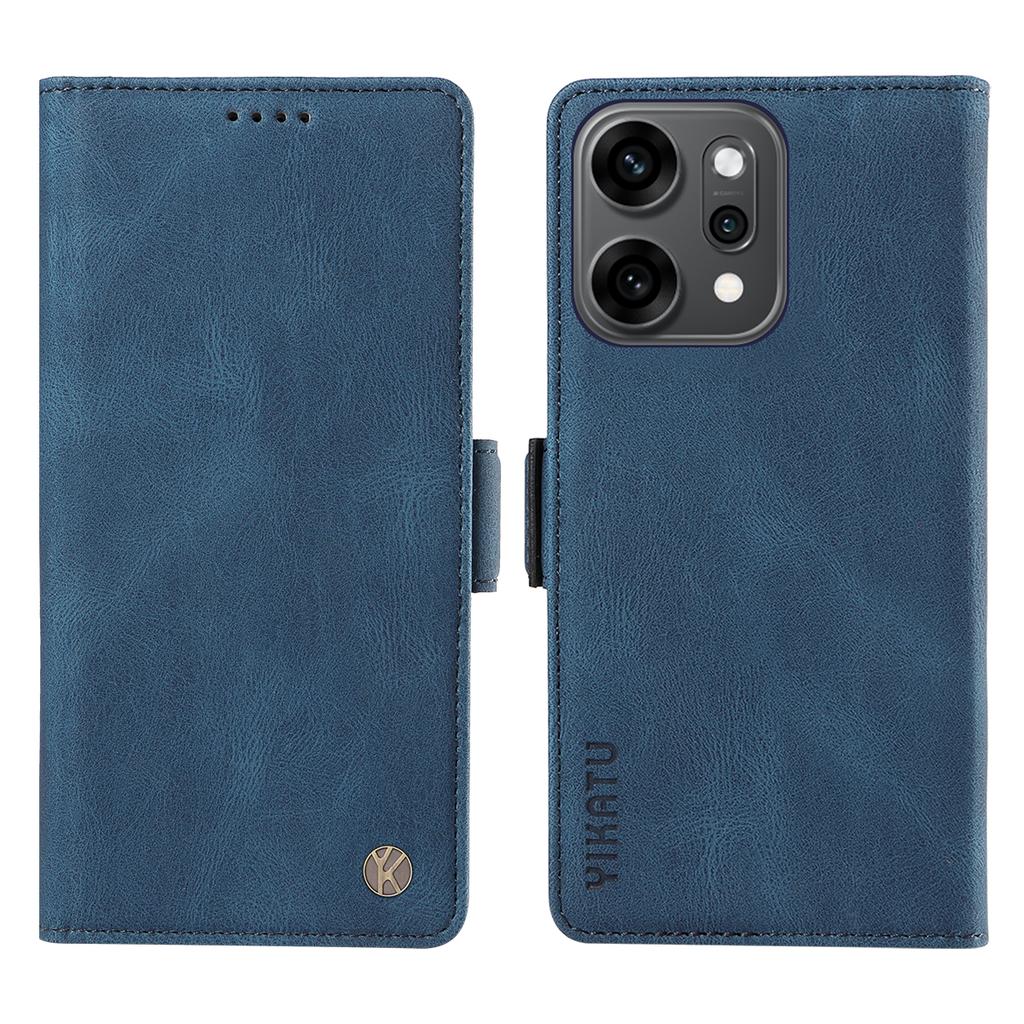 For Oppo Reno14 Pro 5G (China)/Oppo Reno14 Pro 5G (Global) Leather Case YIKATU YK-005 Skin-touch Feeling Wallet Phone Cover