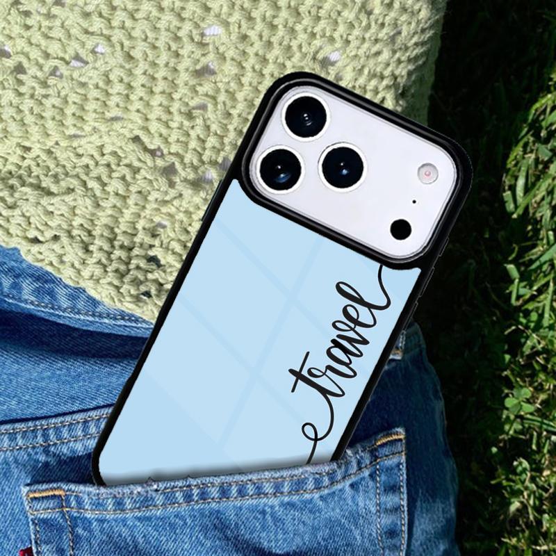 Вдохновение для путешествий мягкий чехол для телефона для iPhone 17 AIR 16 Pro Max 15 14 Pro 11 12 13 противоударный силиконовый чехол