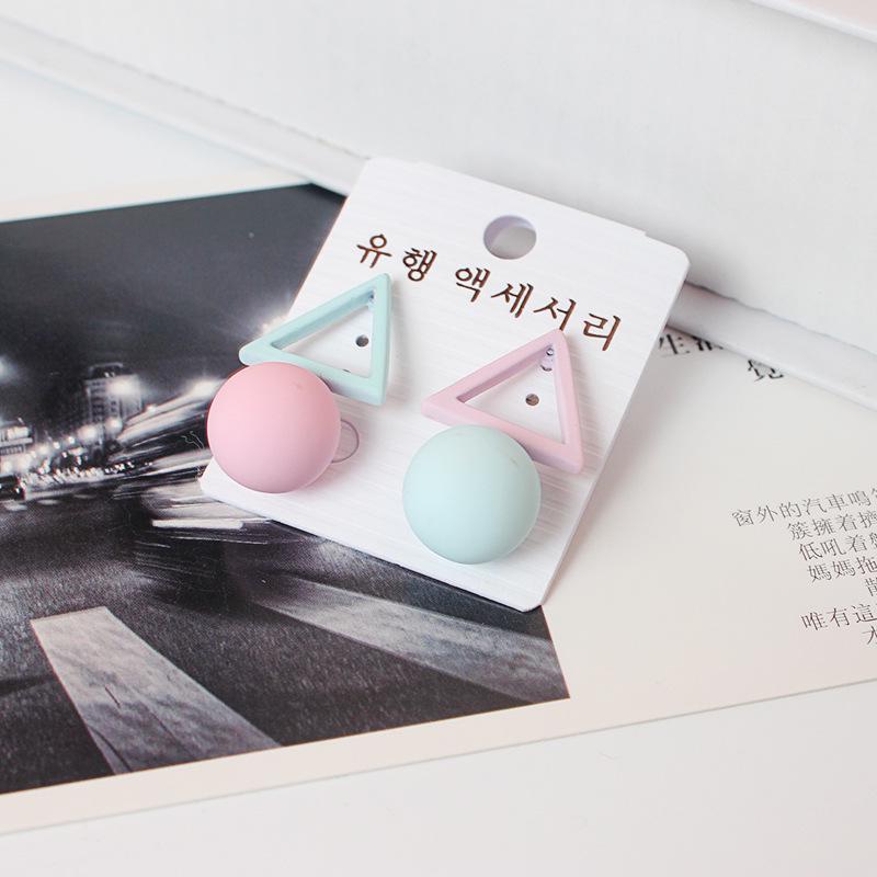 Серьги с геометрическими фигурами