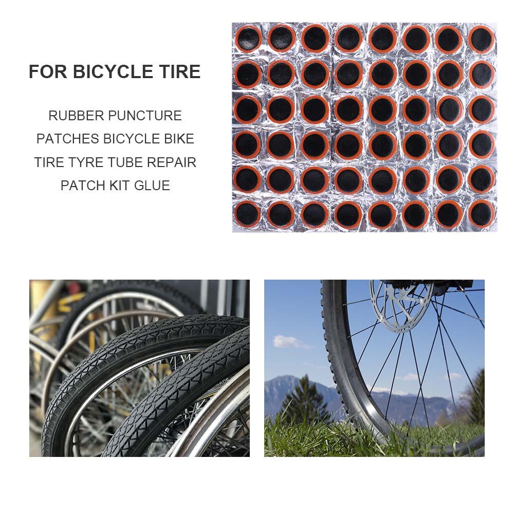 Bike Inner Tube 25mm Rubber Puncture Patches Bicycle Tire Patch Bike Tyre Patch Cycle Repair Tools