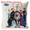 The Frozen Snow Queen Cartoon Cushion Cover Linen Material Cozy Spaces Home