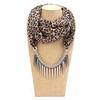 Fashion Brand Leopard Lady Scarf Necklace Pendant Jewelry Scarf