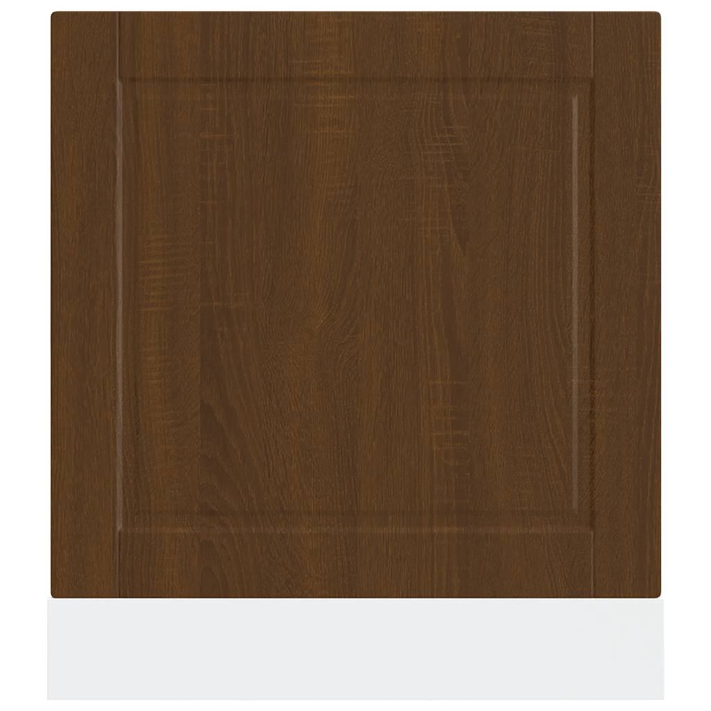 Dishwasher Panel Porto Brown Oak Effect 60 x 1.5 x 57 cm