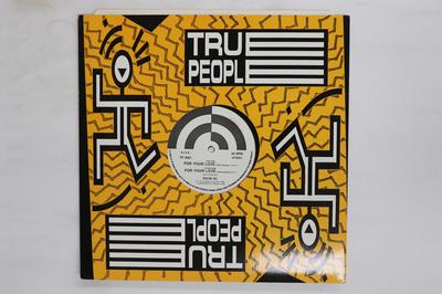 12-дюймовая пластинка DAUM DC For Your Love TP9001 TRUE PEOPLE PR 1990 Италия Танцевальная Электроника Б/у