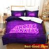 3D Arctic Monkeys Постельное белье Комплект постельного белья С наволочкой Постельное мягкое пододеяльник Мягкий Односпальный Двуспальный Квин Супер Кинг-размера Размерыд Размеры