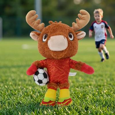 Плюшевая кукла-маскот по футболу, Плюшевый сувенир FIFA для фанатов, Милые коллекционные фигурки для домашнего декора, Путешествий, Поддержки команд, Подарок для любителей спорта