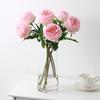 Artificial Rose Flower Arrangement for Home Decoration Wedding Party and Photography with Soft Fabric and Plastic