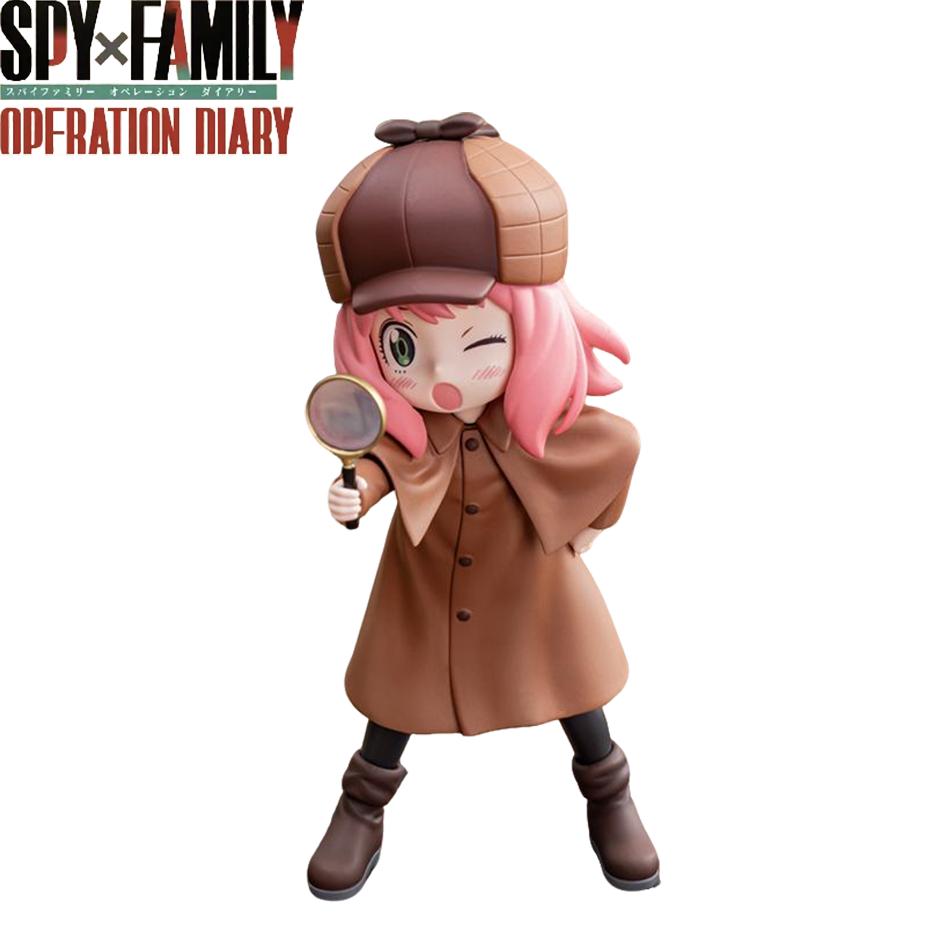 13СМ Аниме Фигурка SPY×FAMILY Кавай Аня Форджер Фигурки Действия Детективная Игра Стоячая Фигурка Коллекционная Модель Кукла Игрушки