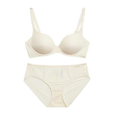 Комплект трусиков-бюстгальтеров Wonder Bra Free Cut No Wire Cream WBW3O22_T