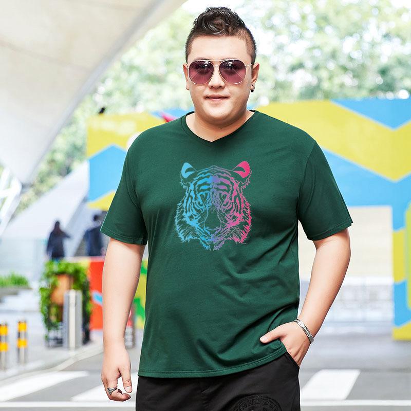 Толстяк летом прибавляет в весе и увеличивает футболку с короткими рукавами. Свободная модная футболка Fat Man с половиной рукавов, топ большого размера XXXXXL