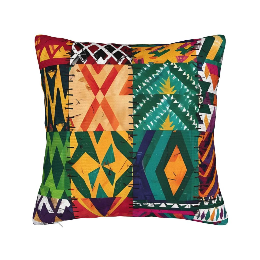 Pillow Cover African Tribal Geometric Art Funny Pillow Case For Sofa Couch Bed Living Room Pillowcases