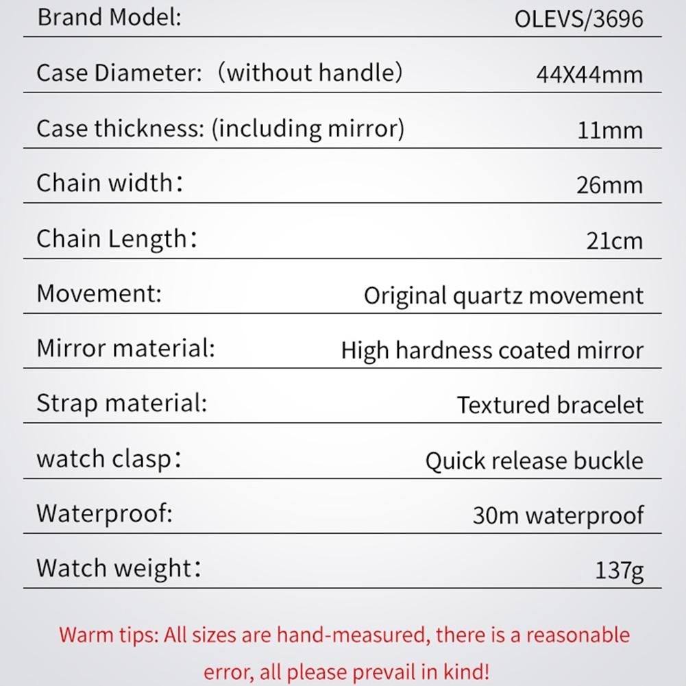 Luxury Man Watch Sports Waterproof Luminous Date Men Wristwatch High Quality Square Dial Quartz Men's Watches