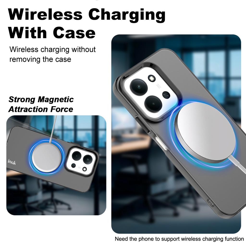 Для Redmi 15C 4G 5G Чехол для телефона IMAK Chocolate Магнитный чехол