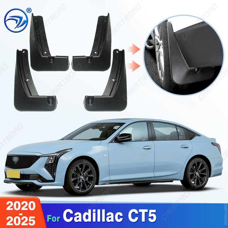 Для Cadillac CT5 2024 2025 Брызговики Крыльев Защитные Брызговики Брызговики Автомобильные Аксессуары