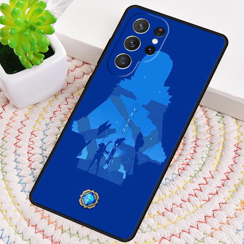 Силиконовый чехол для телефона Genshin Impact Yelan Для Samsung Galaxy note 10 pro S26 S25 S24 S23 S22 S21 Plus S25Ultra Capa Cover