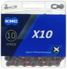 Цепь KMC X10 VIVID 10 Speed Silver/Red
