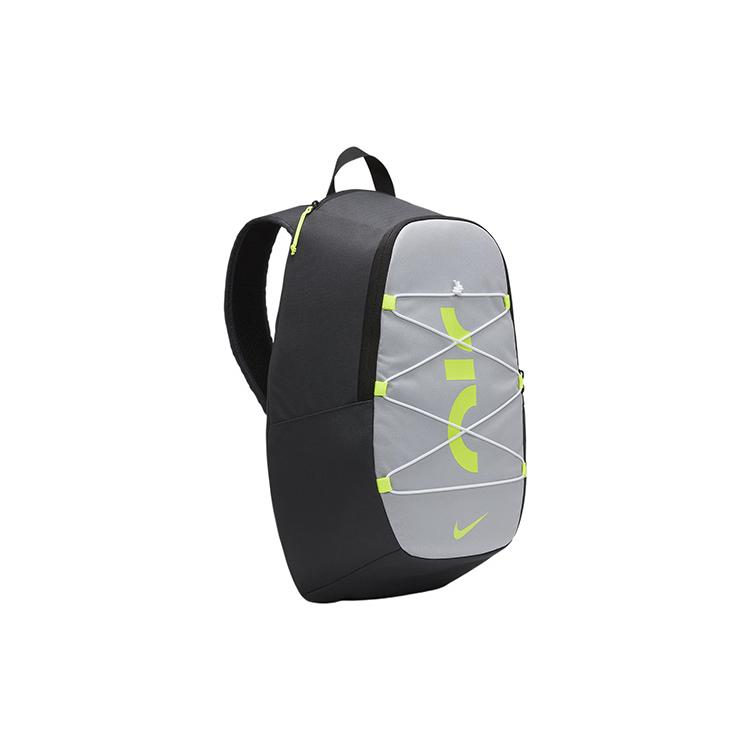 New Nike Fabric Backpack Regular Unisex Black Gray Green DV6246-060