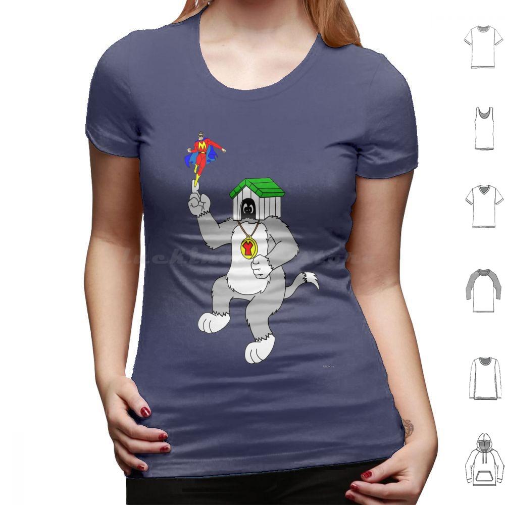 Футболка M Man And Yukk Ugly Dog 6XL Хлопок Крутая Футболка Сильный Человек И Юкк Мультяшный Комикс Смех Герой Комедии Собака Маленькое Телешоу Hb
