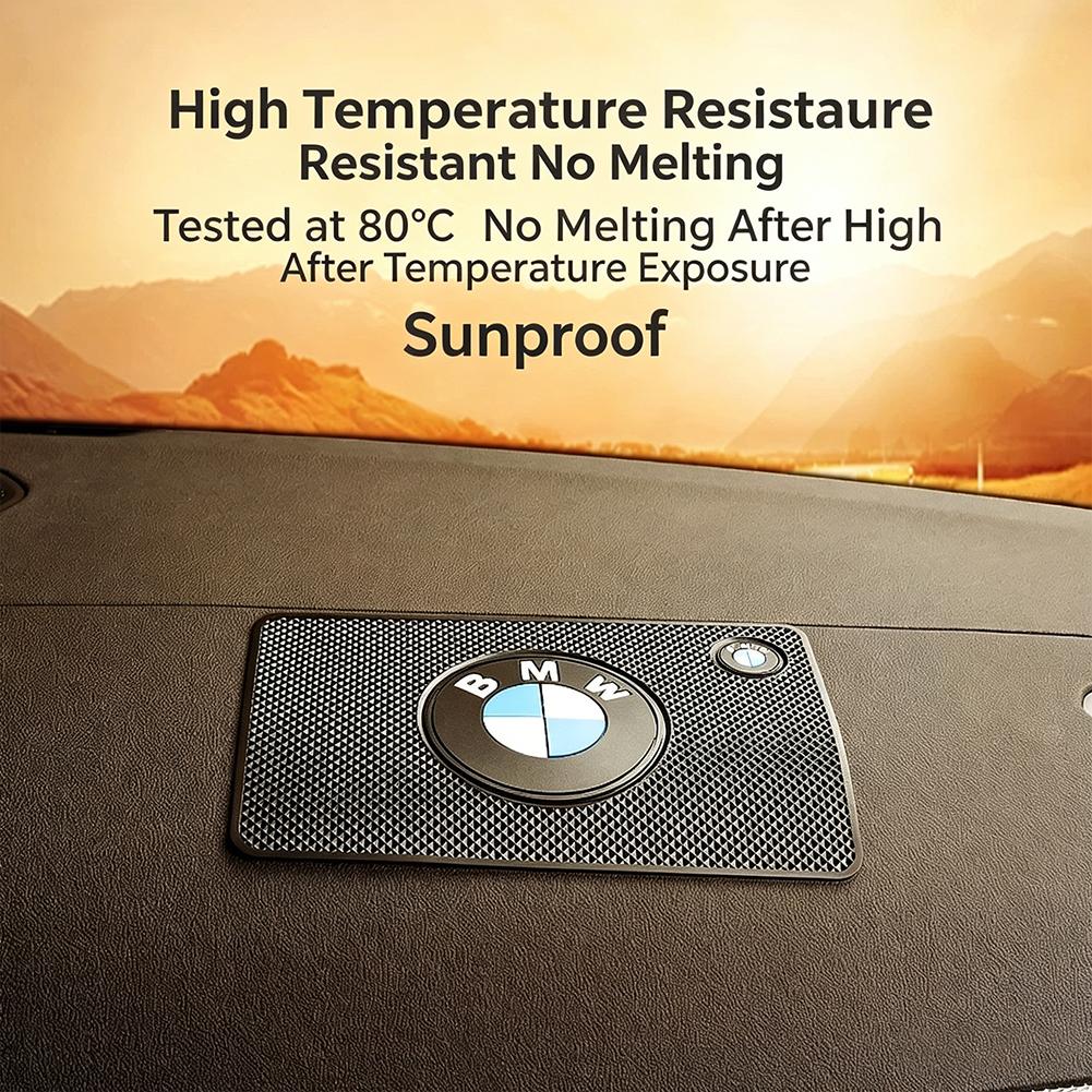 T161Pcs Rubber Car Dashboard Anti-Slip Pad Interior Storage Mat Accessories For BMW E90 G80 M3 G30 M5 F82 F83 F20 F21 G42 F95 F96 M