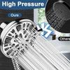 9-function chrome adjustable high-pressure shower accessories for bathroom replacement rain spray nozzles