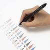 Шариковая ручка Pentel Гелевые чернила EnerGel ES 0,5 мм Черный корпус BLN125-A 10 штук