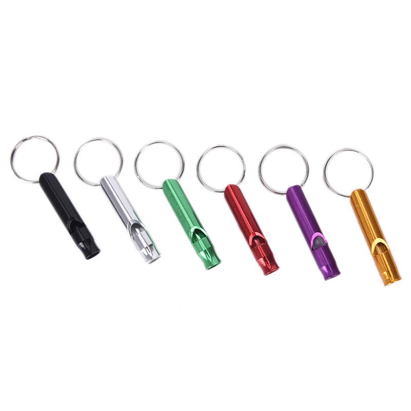 Outdoor Mini Survival Whistle Pendant Keychain High Decibel Portable Rescuing Signal Whistles Camping Tool Multifunction Whistle