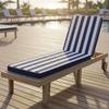 Beach Lounge Cushion Sunproof Beach Chair Pad Sun Lounger Mat Easy to Clean Sun Lounger Cushion Quick-Dry for Poolside