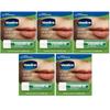Vaseline Lip Therapy Stick 4.8g, Aloe Vera, 5 Pieces