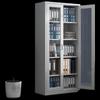 Miling Steel Transparent Glass Office File Cabinet