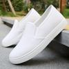 Little White Shoes Breathable Women's Summer Work Shoes Nurse Shoes Beijing Cloth Shoes Non-slip Flat Bottom One Pedal Solid Color