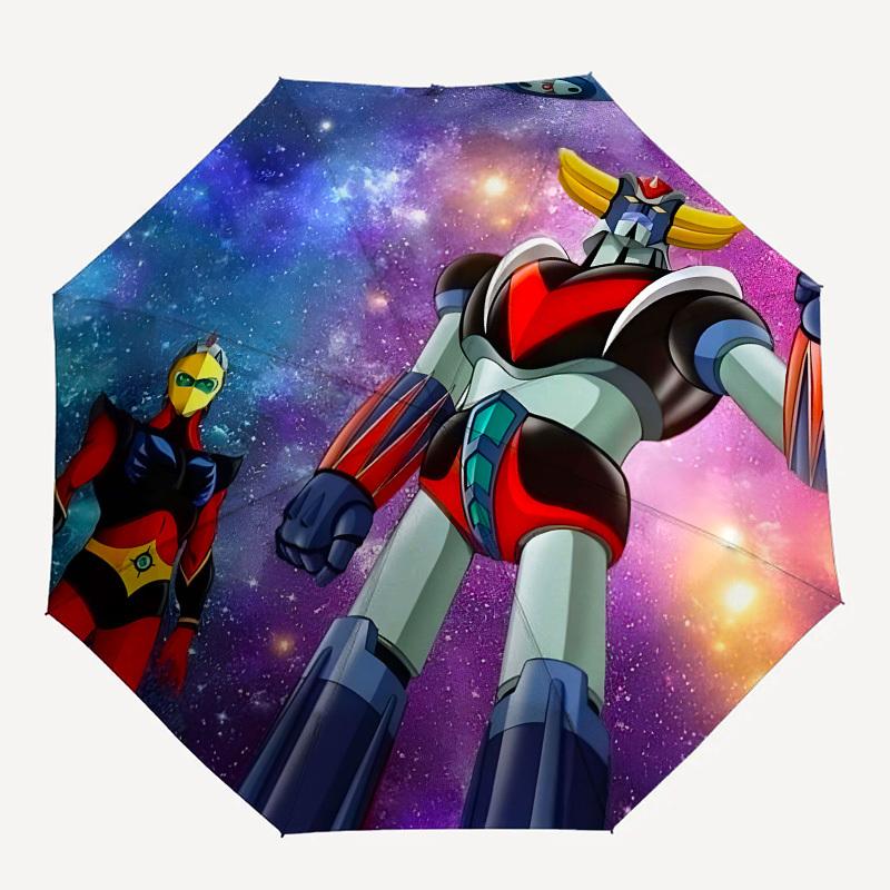 Robots, Galaxy Automatic Opening and Closing, 8 rib Structure Portable Umbrella, Suitable for Men and Women in All Seasons Perfect Gift for
