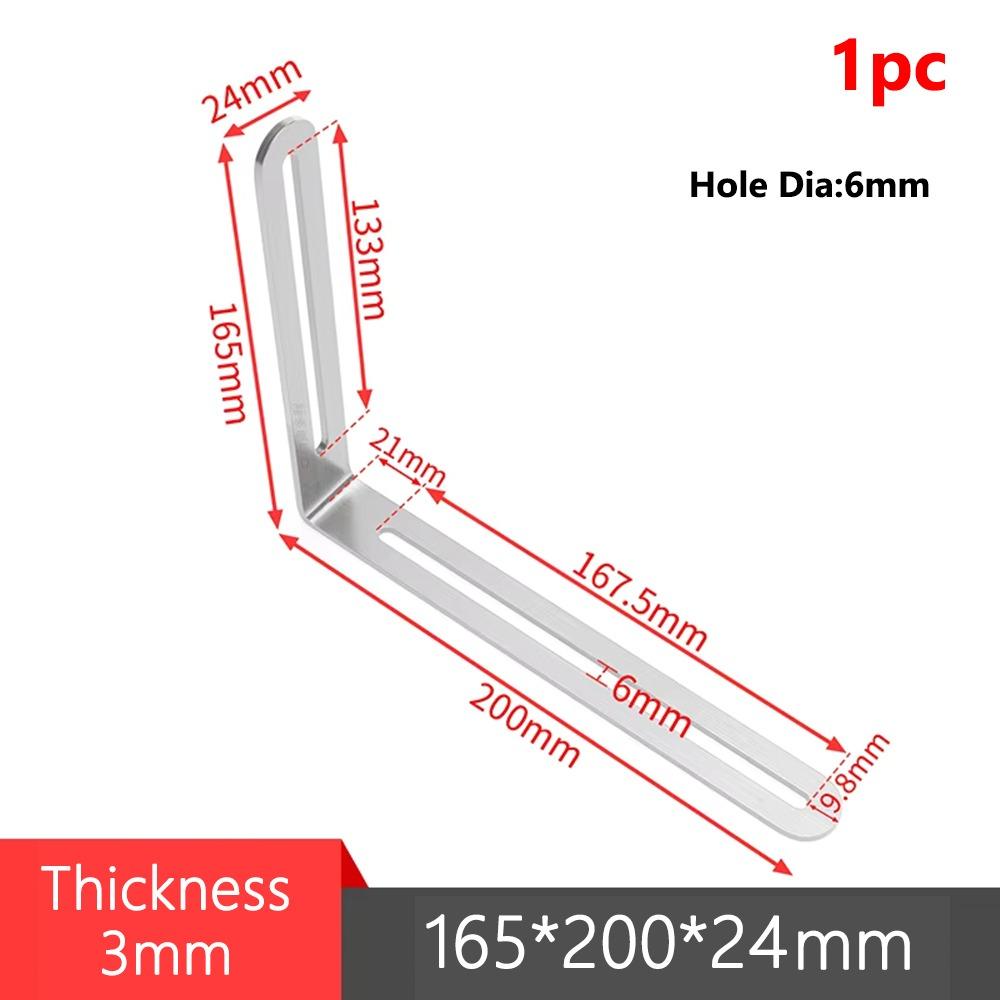 1/2Pcs 90 Degree Right Angle Corner Brace Joint Shelf Support Bracket Cabinet Screens Wall