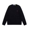 Couple's Embroidered Knitted Sweater Round Neck Men's Pullover Long Sleeved New Sweater