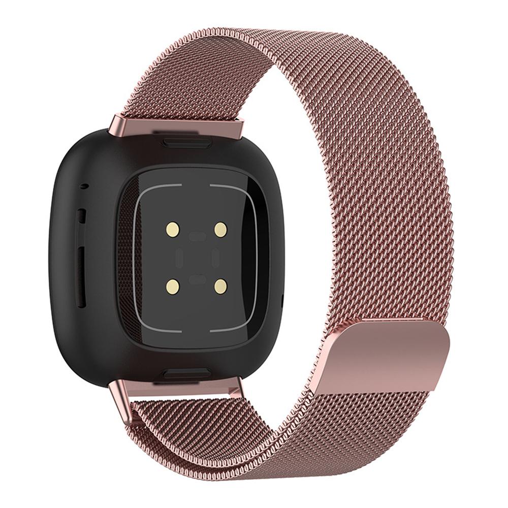 Milanese Metal Wrist Strap Replacement Smart Watch Band for Fitbit Versa 3